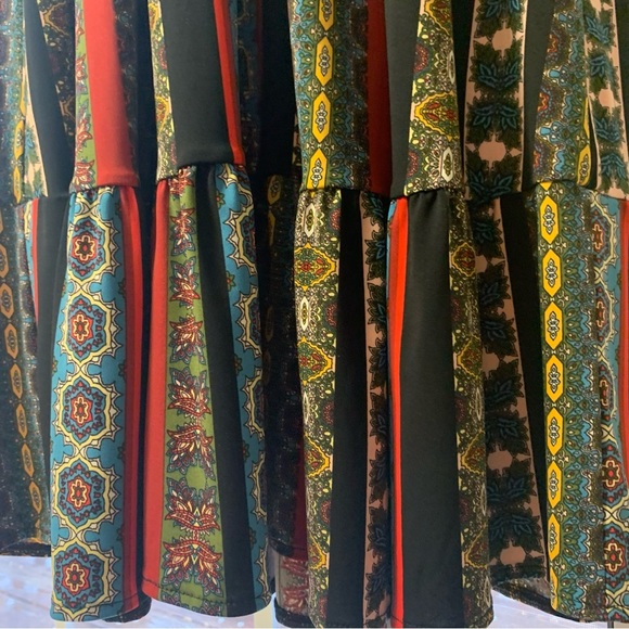 New T Tahari Multi Colored Flowy Maxi Dress - Picture 13 of 16